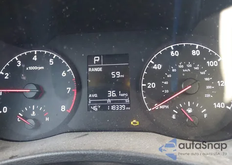 2018 Hyundai Accent Se z USA, uszkodzony, nr VIN 3KPC24A36JE008247